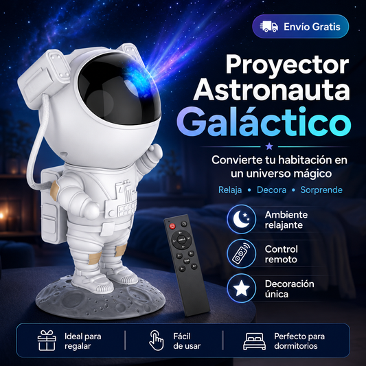 Astronauta Proyector De Luces Galaxia